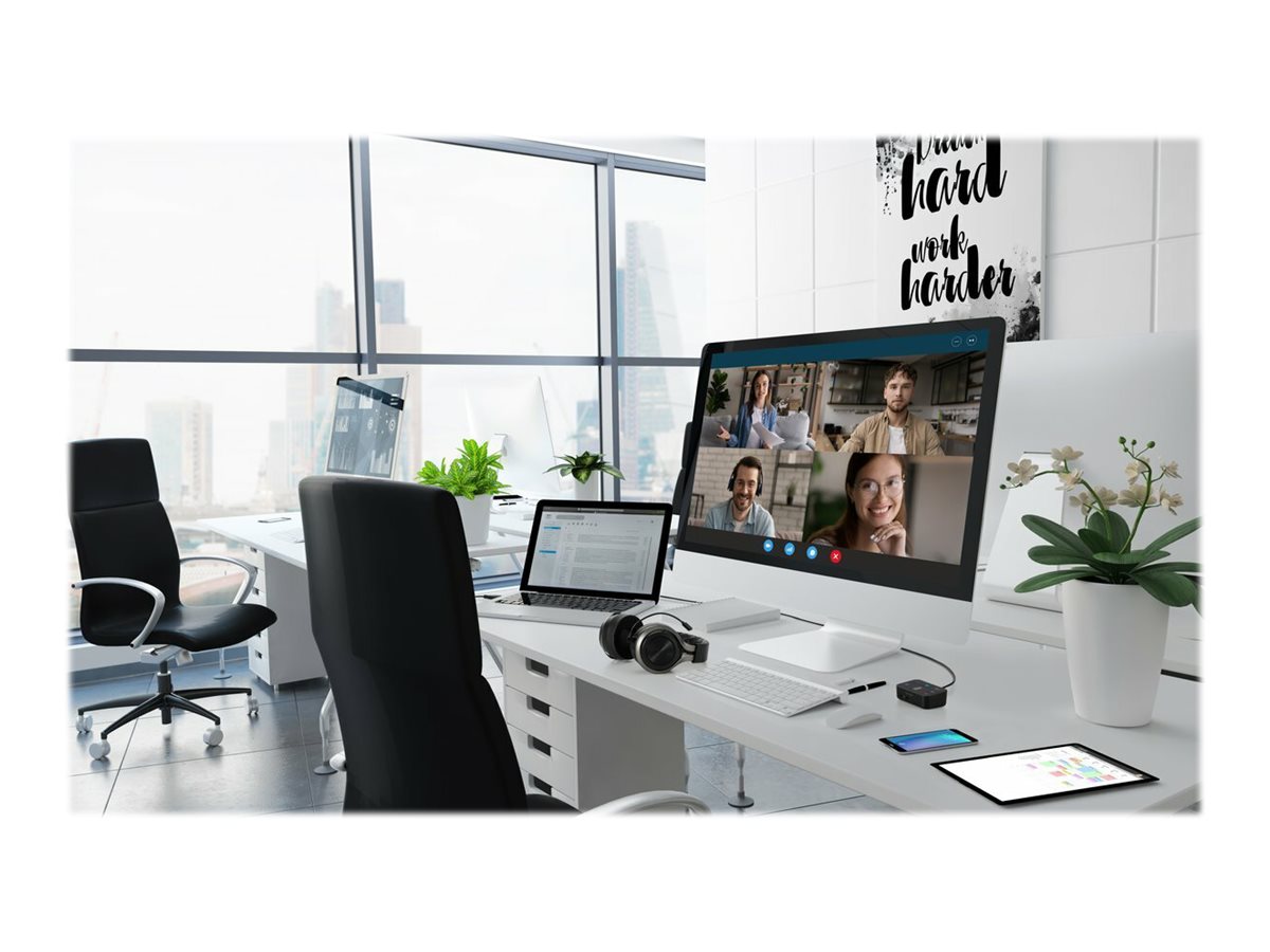 KENSINGTON 3-in-1 Pro Audio Headset Switch Vorderansicht