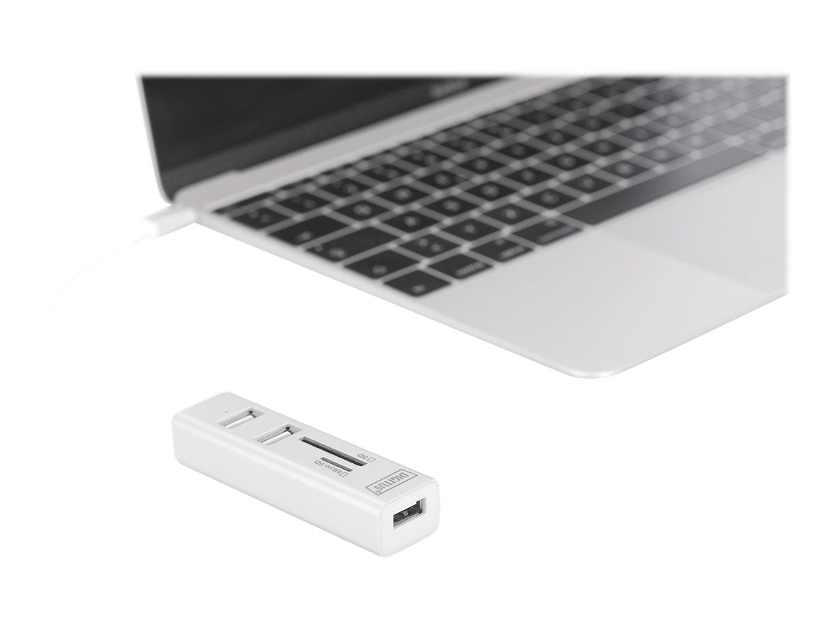 DIGITUS USB 2.0 Typ C HUB Vorderansicht