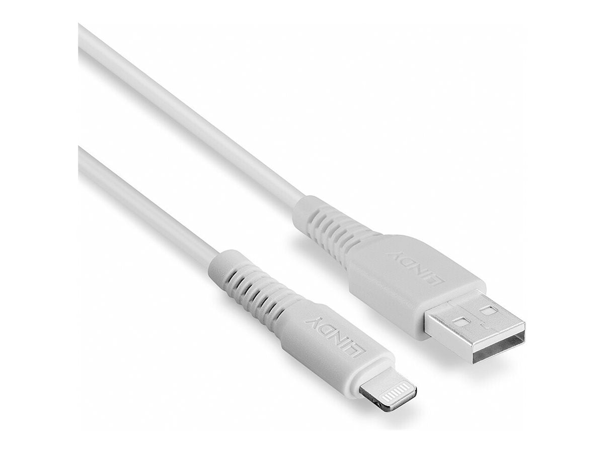 LINDY 0,5m USB an Lightning Kabel - Detailansicht