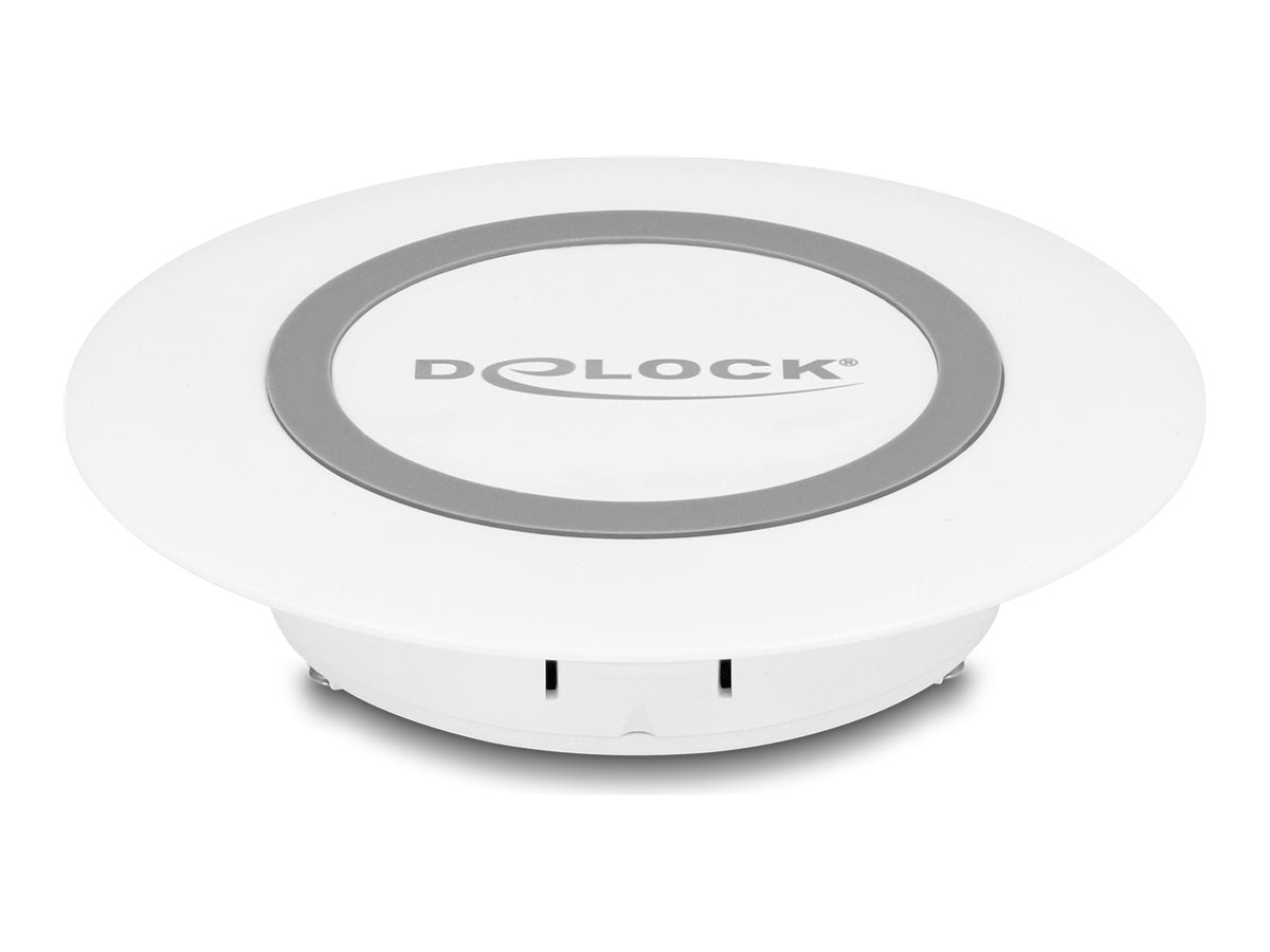 DELOCK Wireless Charger 15 W für Tischeinbau - Vorderansicht