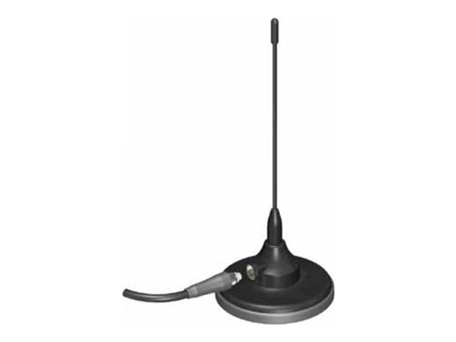 Vorderansicht der PUC PANORAMA Magnet Base LTE 450 Antenne selbstklebend