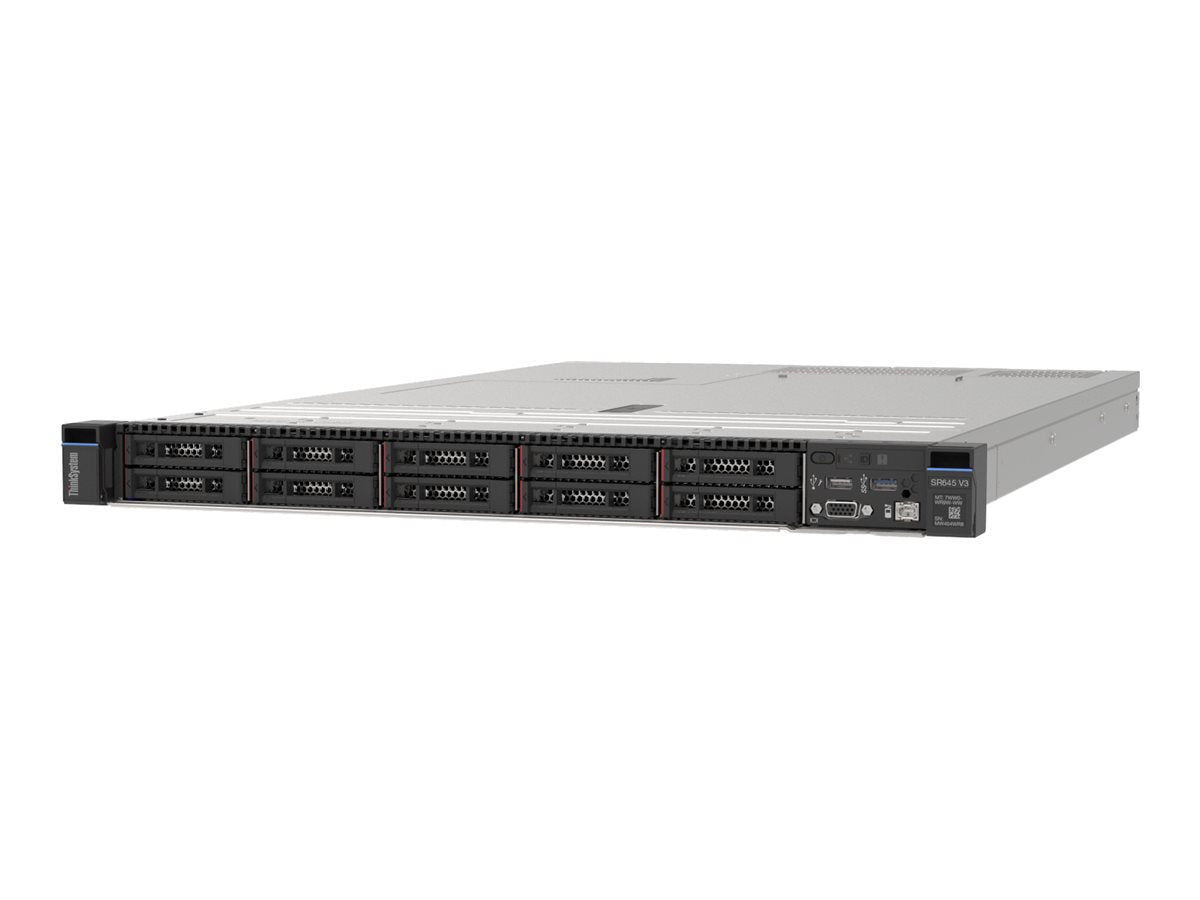 LENOVO ISG TS SR645 V3 AMD EPYC 9124 Server - Vorderansicht