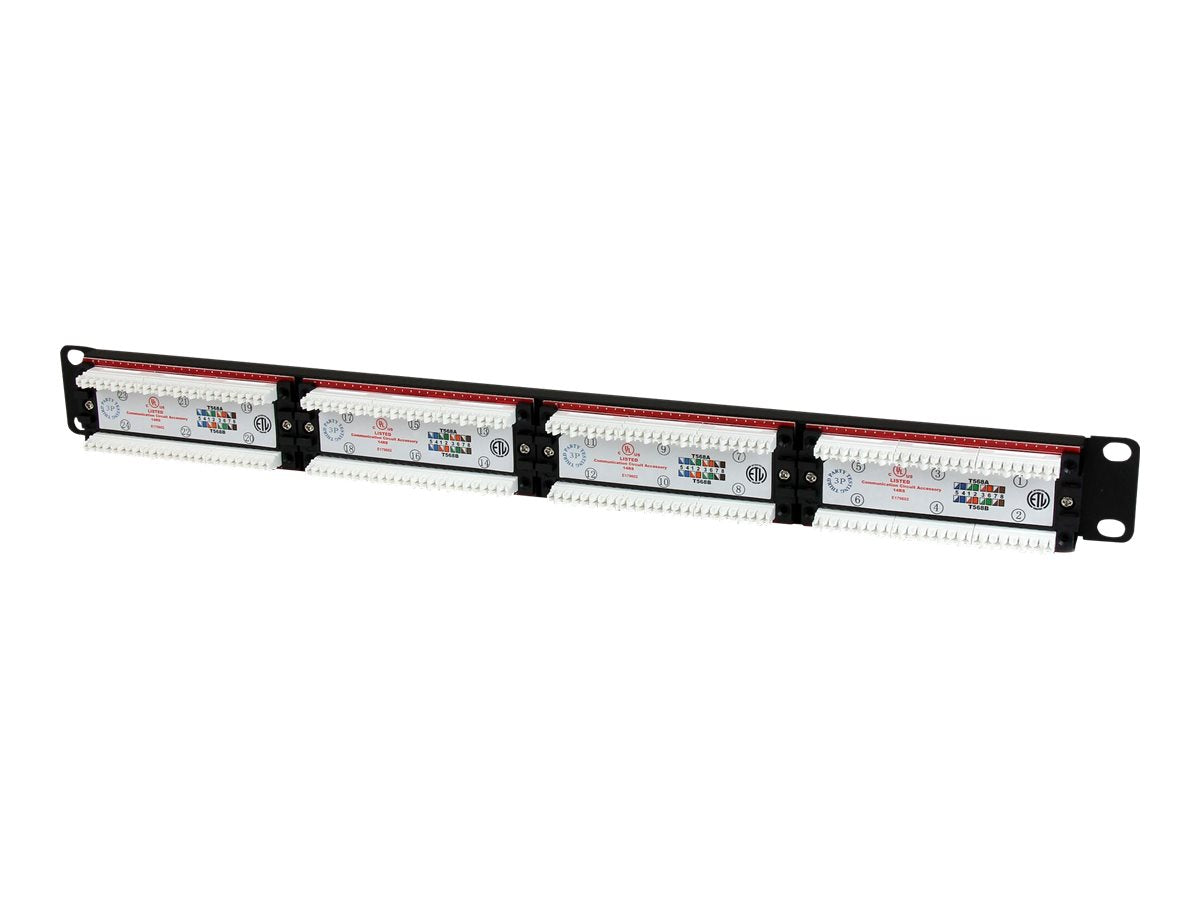 STARTECH.COM Patchpanel Cat 6 24 Port 1 HE Detailansicht
