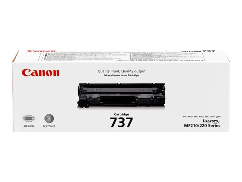 CANON CRG-737 Toner schwarz Seitenansicht