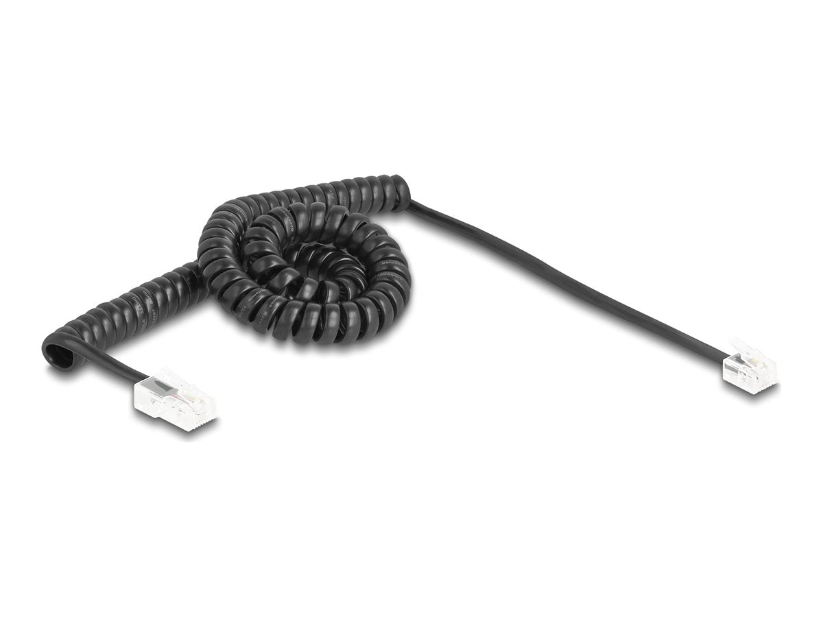 DELOCK Telefonkabel RJ11 zu RJ45 3m - Vorderansicht