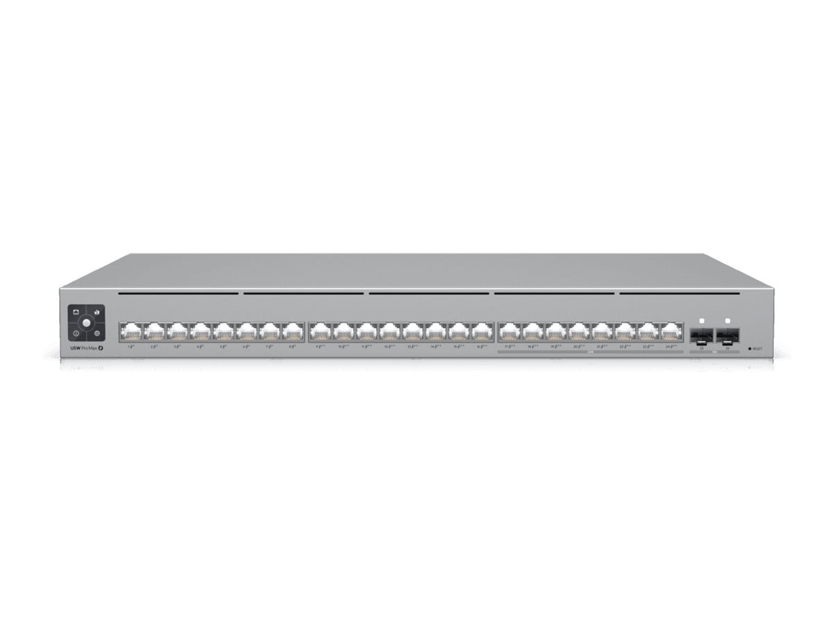 UBIQUITI USW-Pro-Max-24-PoE Switch Vorderansicht