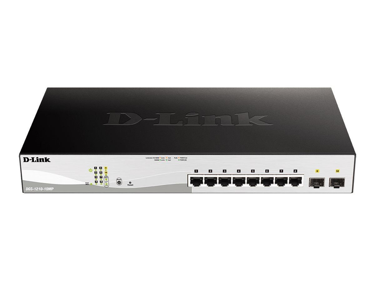 D-LINK DGS-1210-10MP/E Vorderansicht