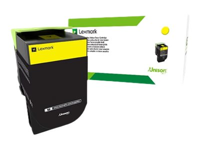 LEXMARK 802SYE Toner gelb Vorderansicht