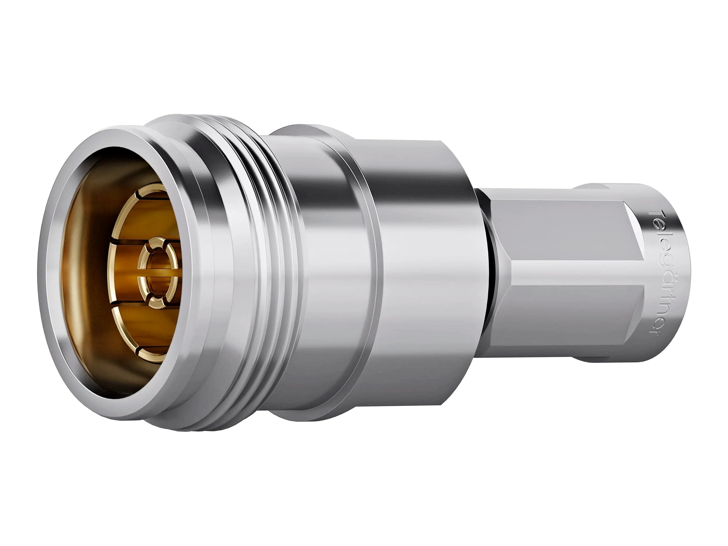 PUC TELEGÄRTNER Adapter 4.3-10 - NEX10 f-m Screw Vorderansicht