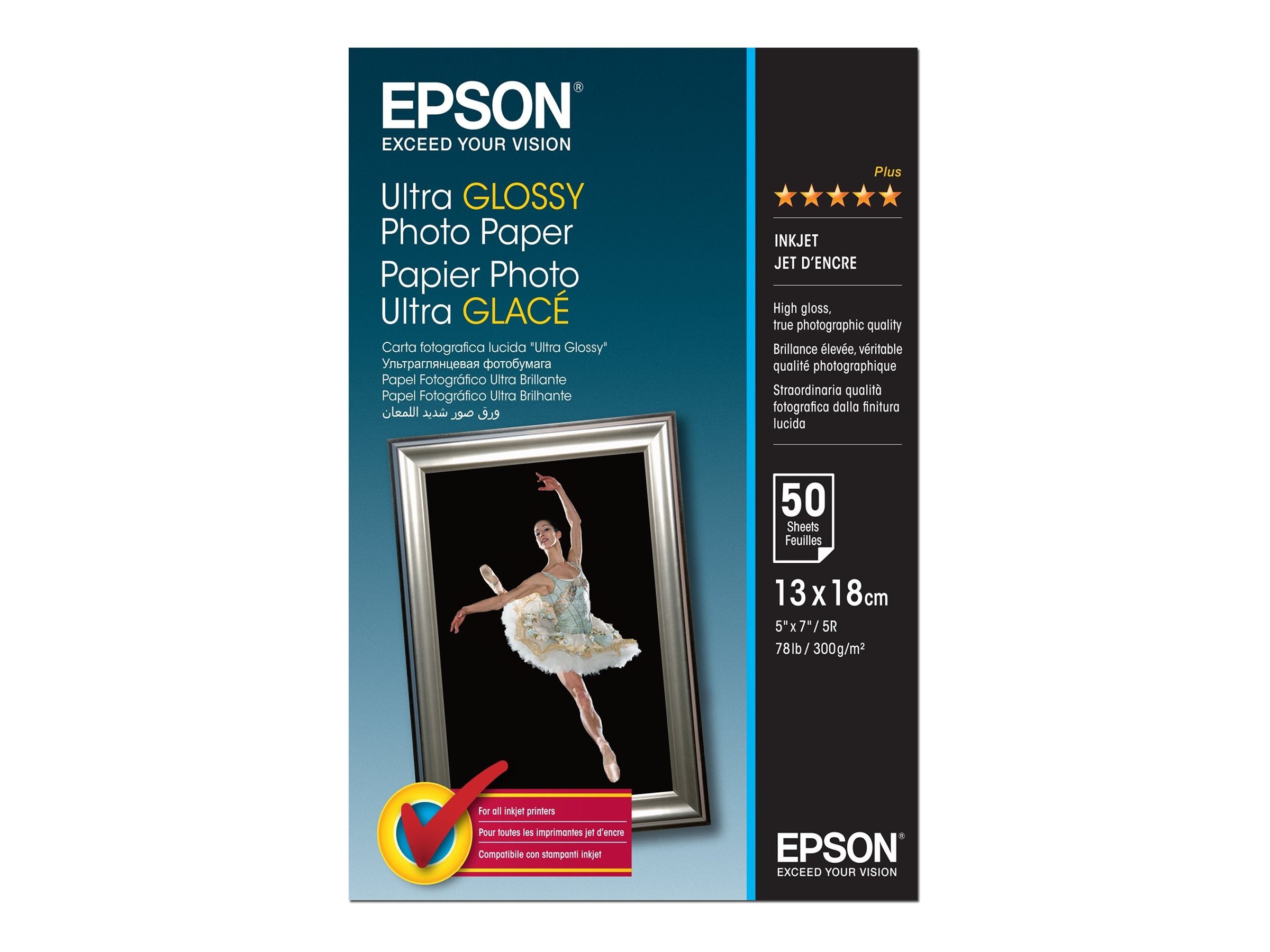 EPSON S041944 Ultra glänzend Foto Papier Detailansicht