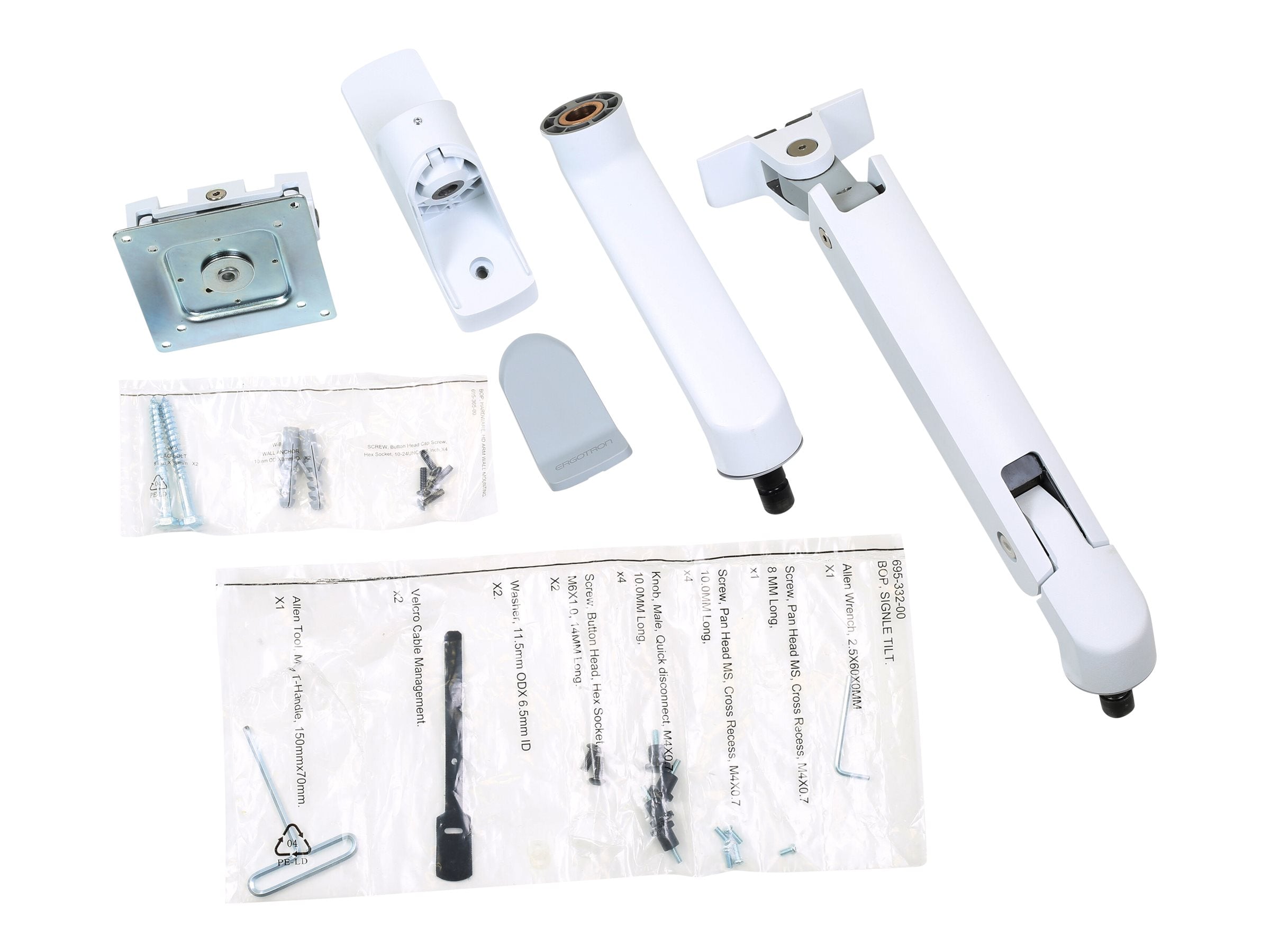 Verpackung der ERGOTRON HX Wand Monitorhalterung