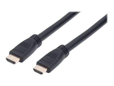 MANHATTAN HDMI-Kabel mit Ethernet-Kanal CL3-zertifiz. 10m Anschlussansicht