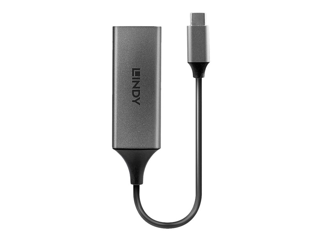 LINDY USB 3.1 Typ C Gigabit Ethernet Konverter Vorderansicht