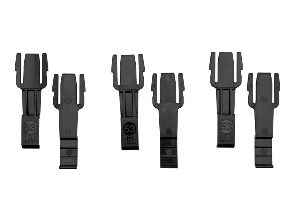 REALWEAR 3M TA500 Helm Clips Vorderansicht