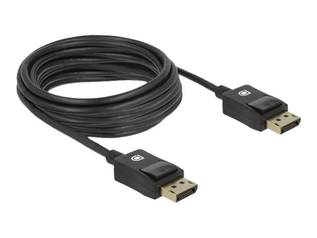 DELOCK Koaxiales DisplayPort Kabel 8K 60 Hz 5 m - Vorderansicht