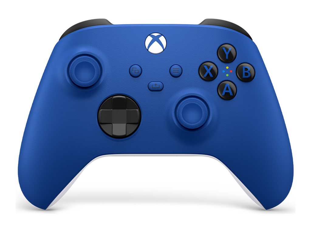 MICROSOFT XBOX Wireless Controller Shock Blue Retail - Seitenansicht