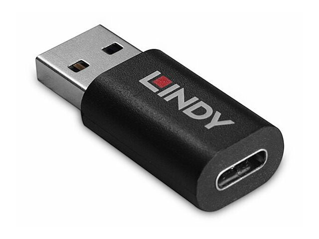 LINDY USB 2.0 Typ A an C Datenblocker Anschlussansicht