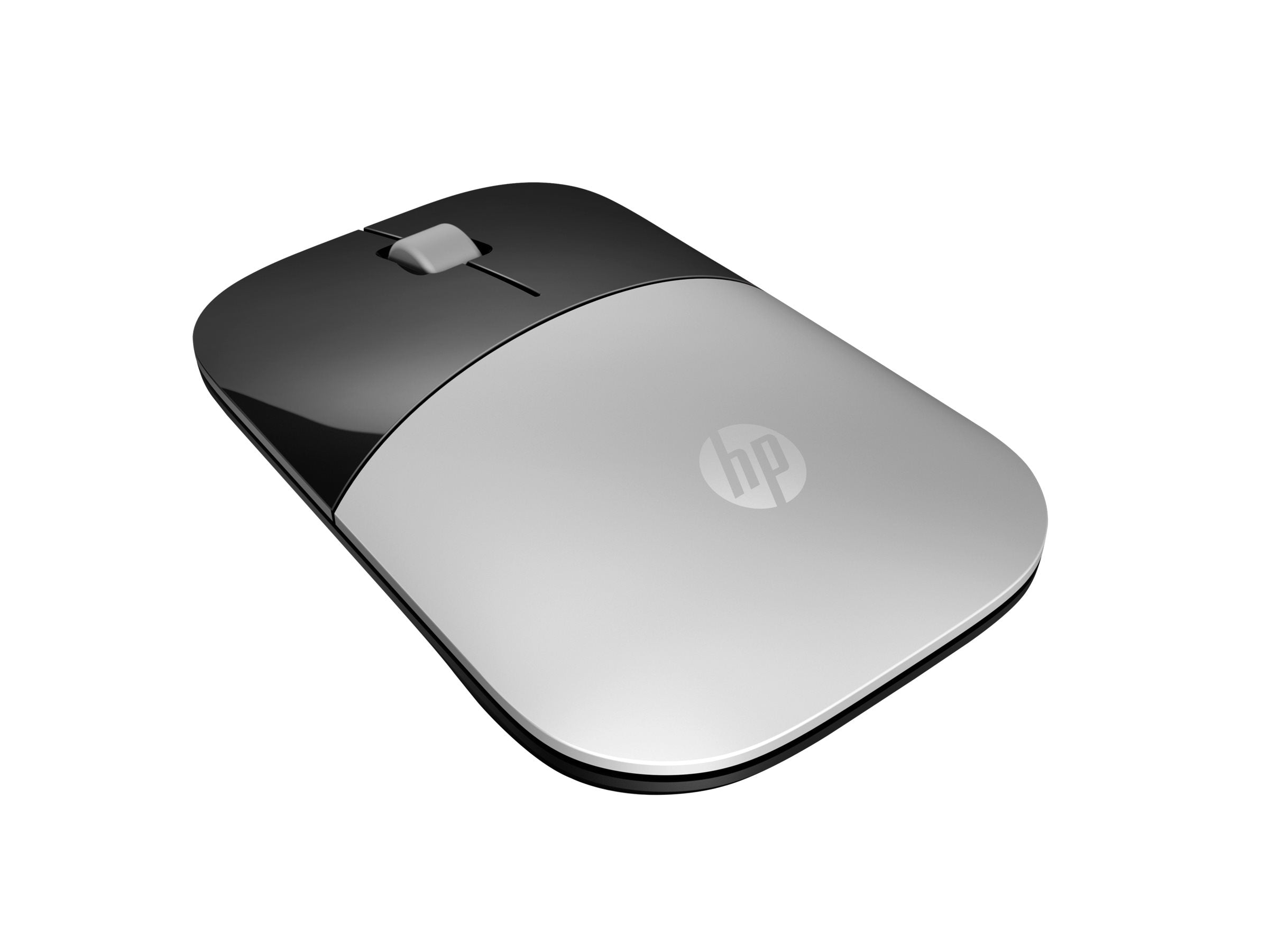 HP Z3700 Silver Wireless Mouse Seitenansicht