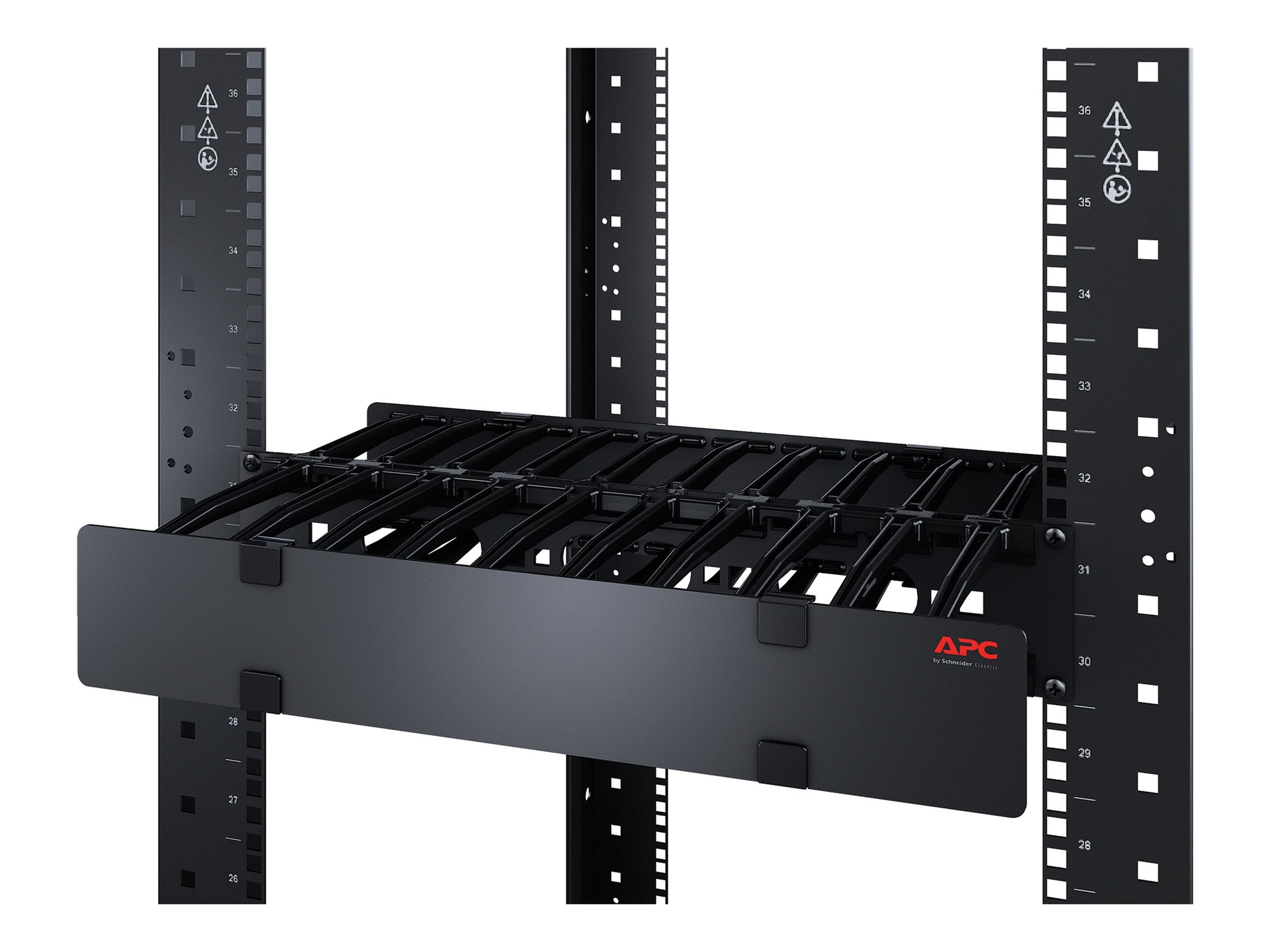 APC Horizontal Cable Manager Vorderansicht