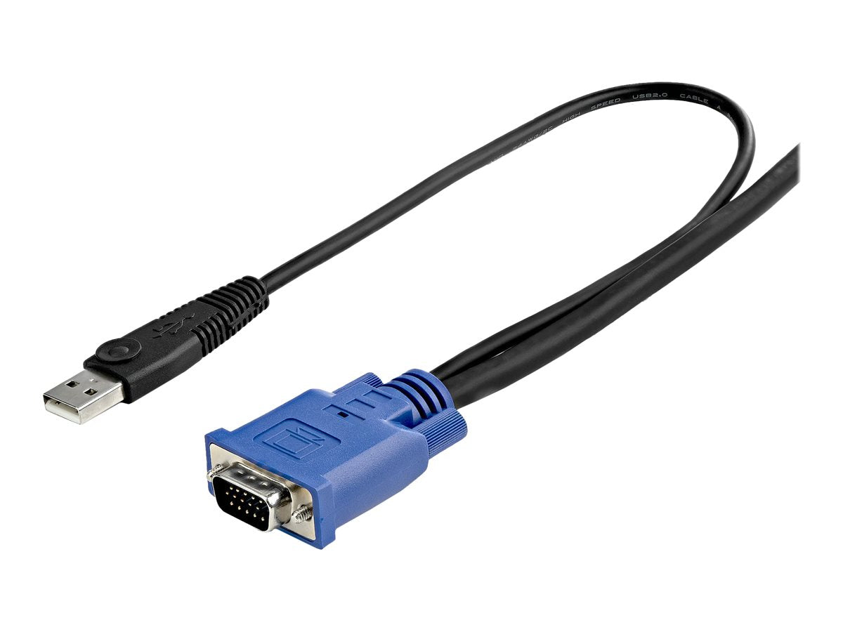STARTECH.COM 10 ft Ultra Thin USB VGA 2-in-1 KVM Cable - Kabel in Anwendung