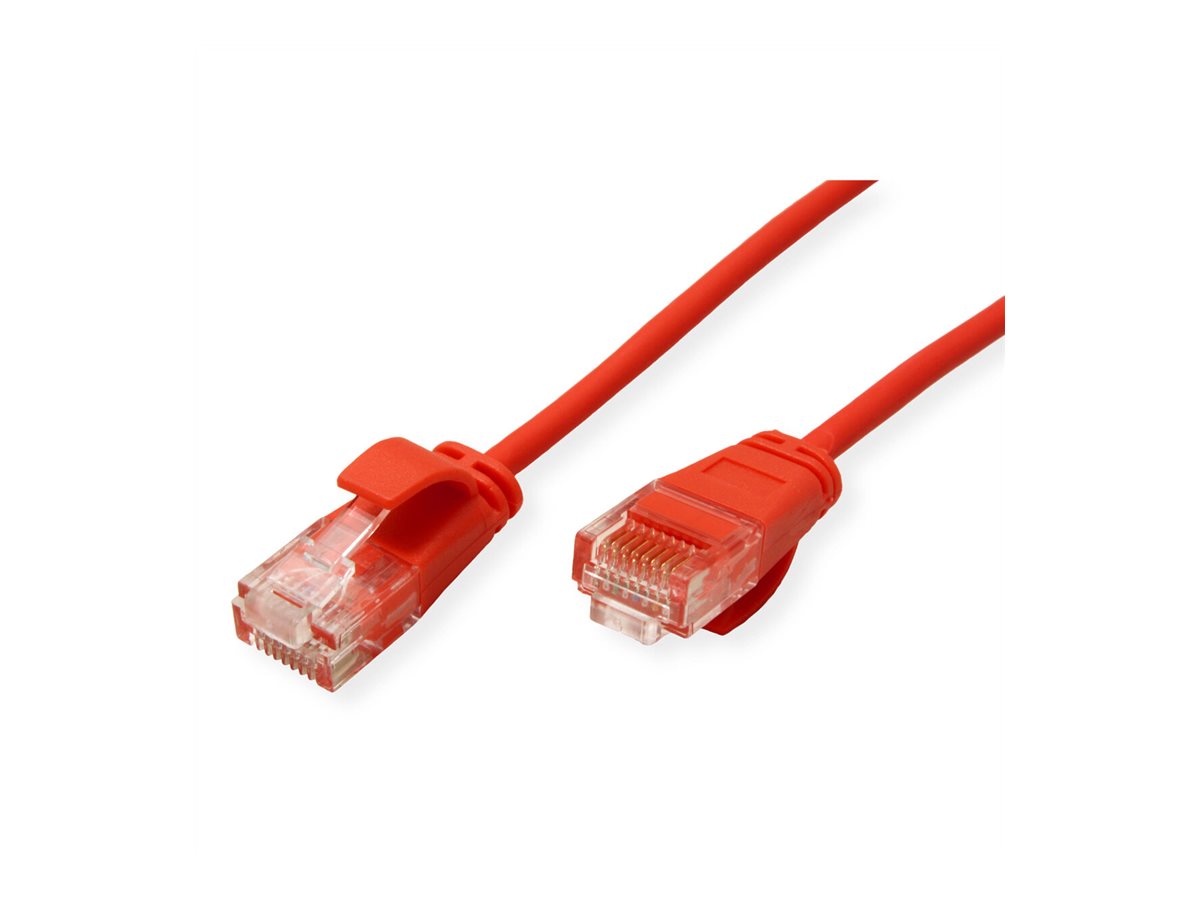 ROLINE UTP DataCenter Patchkabel Kat.6A Class EA LSOH slim 0,3m - Vorderansicht