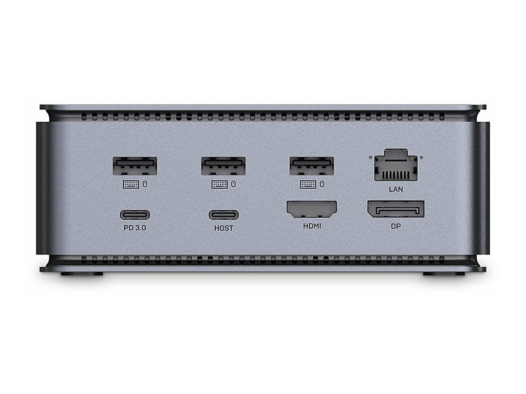 LINDY USB4 Laptop Docking Station seitliche Ansicht