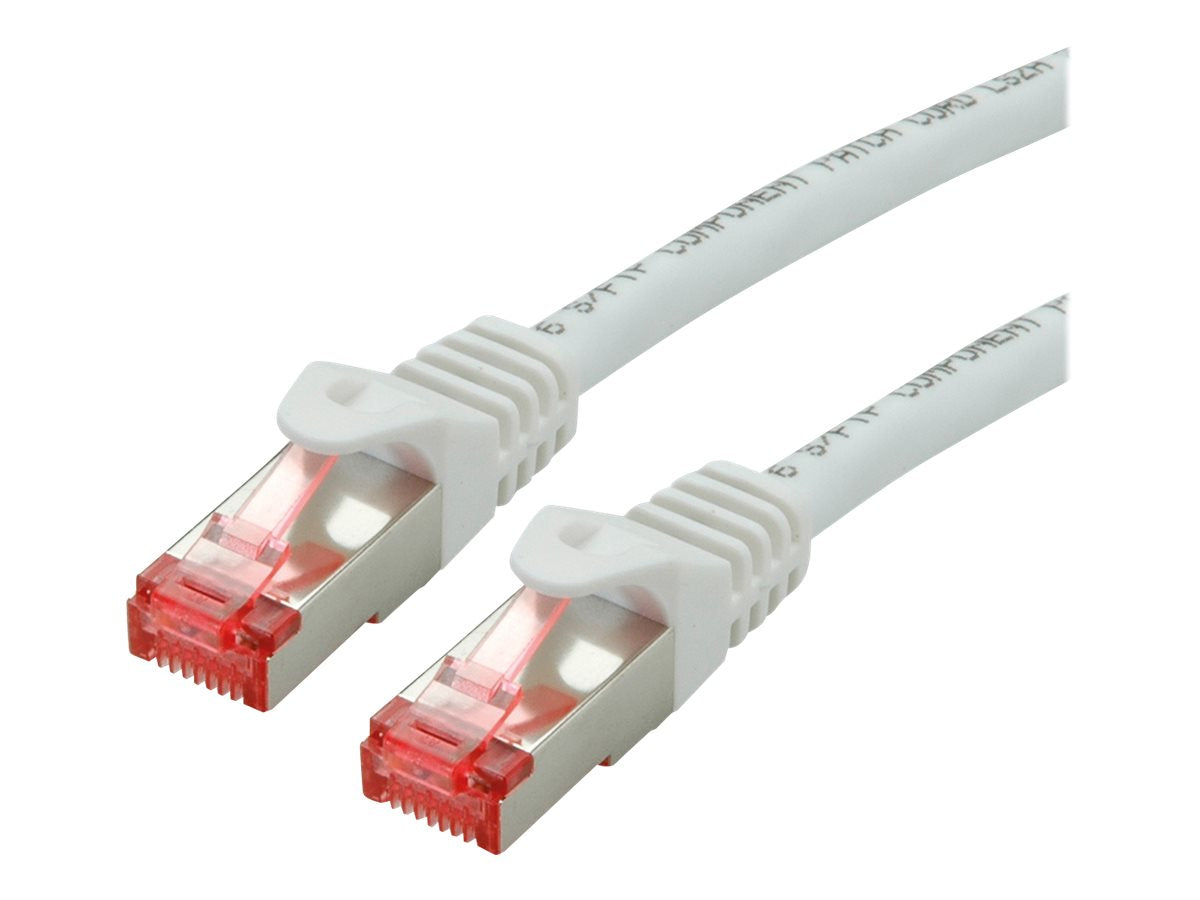 ROLINE Patchkabel Kat.6 S/FTP PiMF Component Level LSOH weiss 1m