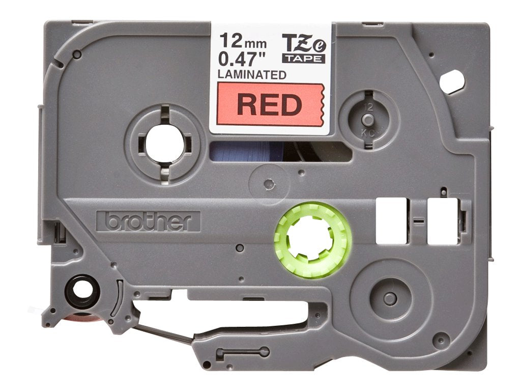 BROTHER P-Touch TZE-431 schwarz auf rot 12mm Anwendung