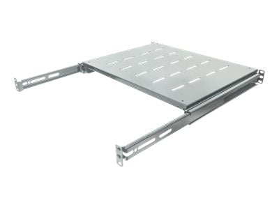 INTELLINET 48,3cm 19 Zoll Fachboden ausziehbar Vorderansicht