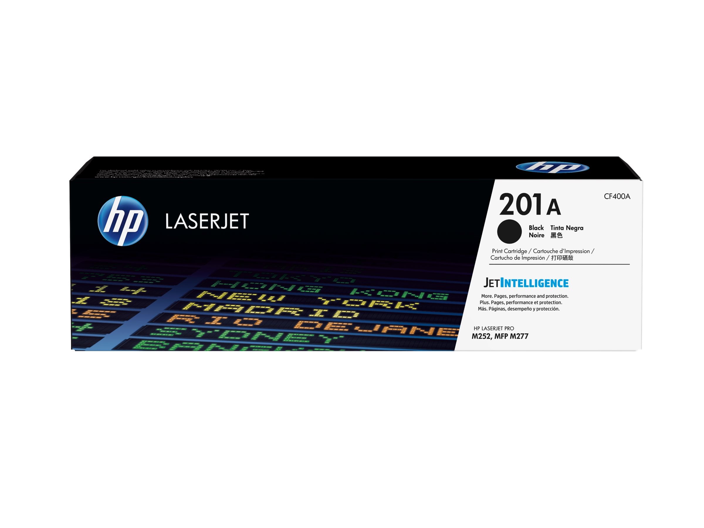 HP 201A Tonerpatrone CF400A schwarz Verpackung