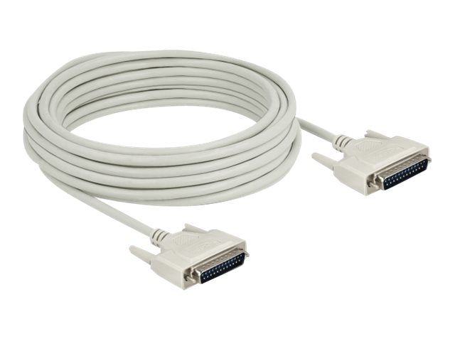 DELOCK Serielles Kabel D-Sub 25 Stecker zu Stecker 10m - Vorderansicht