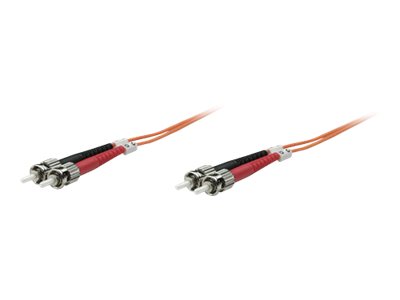 INTELLINET LWL Kabel ST/ST OM2 3m orange Duplex Multimode Verpackung