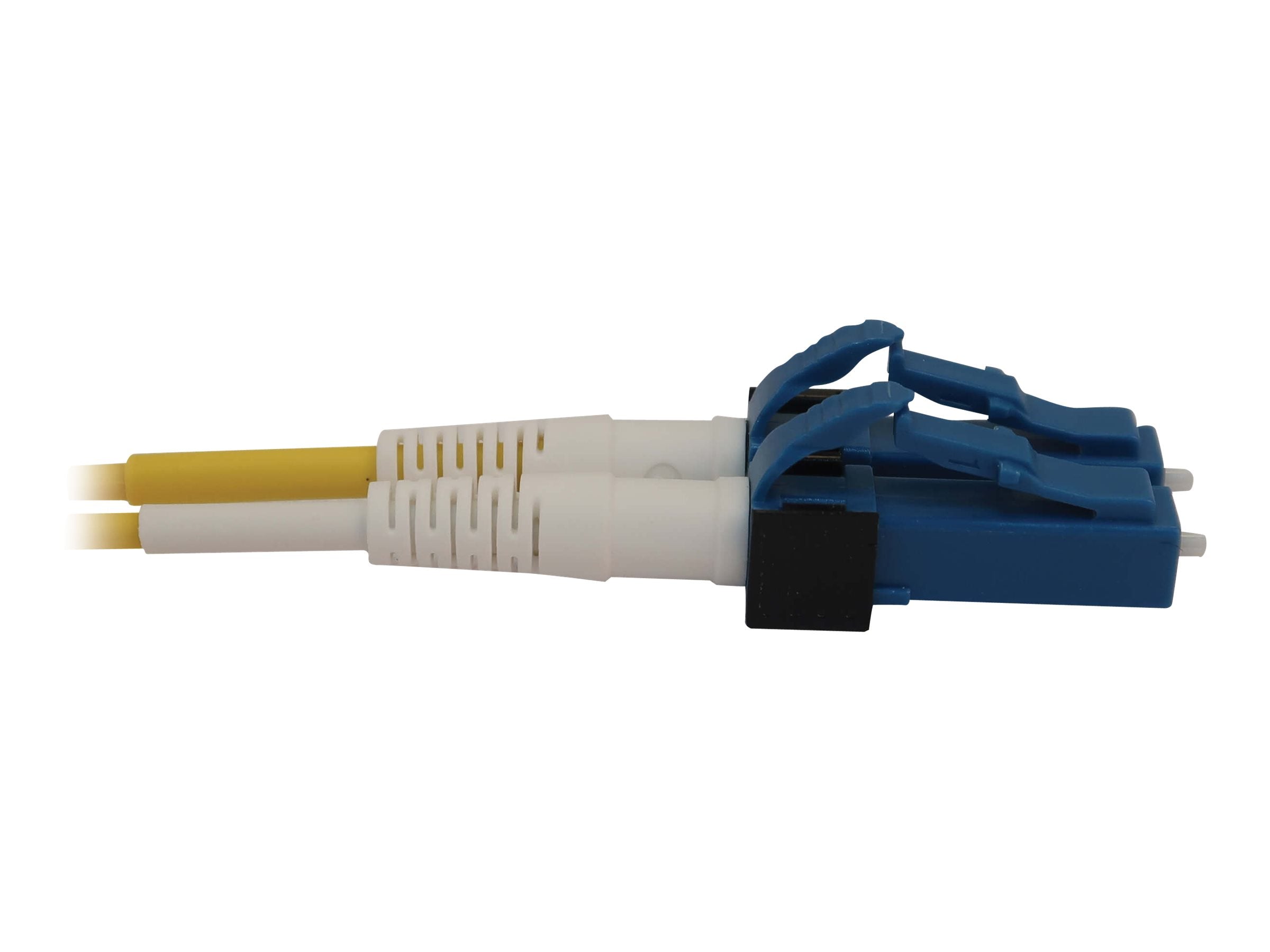 EATON TRIPPLITE 400G Singlemode 9/125 OS2 Switchable Fiber Optic Cable 12F MTP/MPO-APC to 4x Duplex LC/UPC F/M Yellow 3m