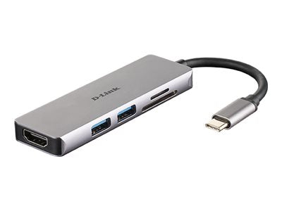 D-LINK DUB-M530 USB-C Hub 5-Port USB 3.0 Anschlussmöglichkeiten