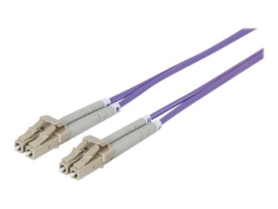 INTELLINET LWL Kabel LC/LC OM4 5m violett Duplex Multimode - Anschlussansicht