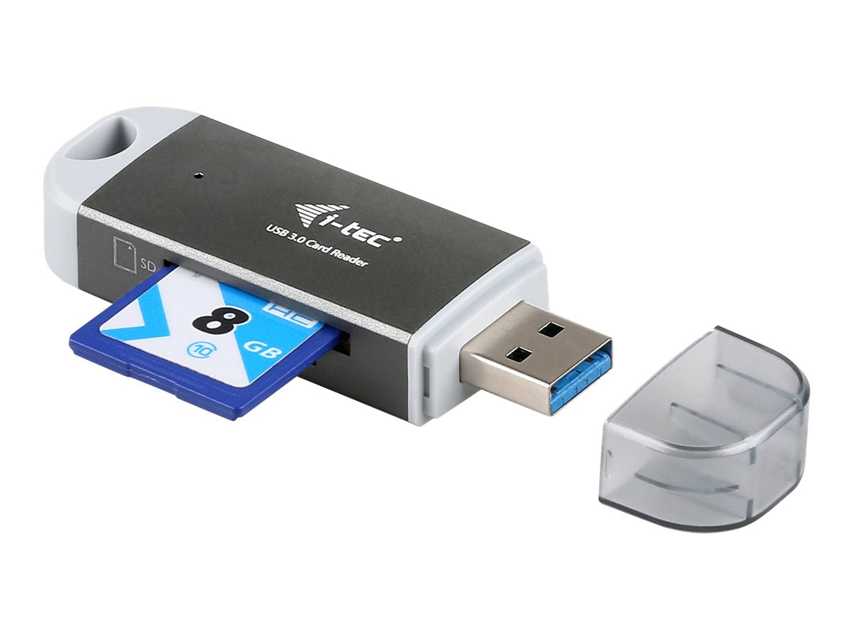 I-TEC USB 3.0 Dual Card Reader Anschlussansicht
