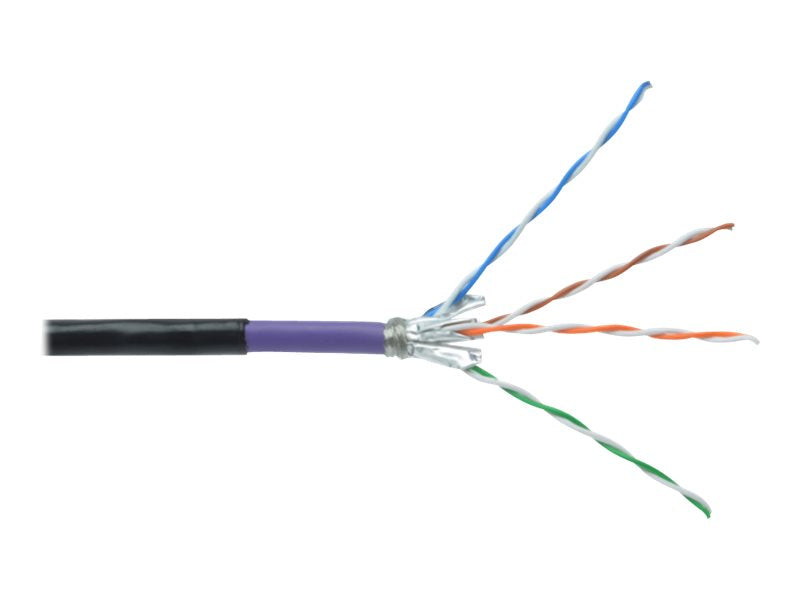 DIGITUS S-FTP PIMF Netzwerk Erd-Installationskabel CAT7 1000m Rolle - Vorderansicht