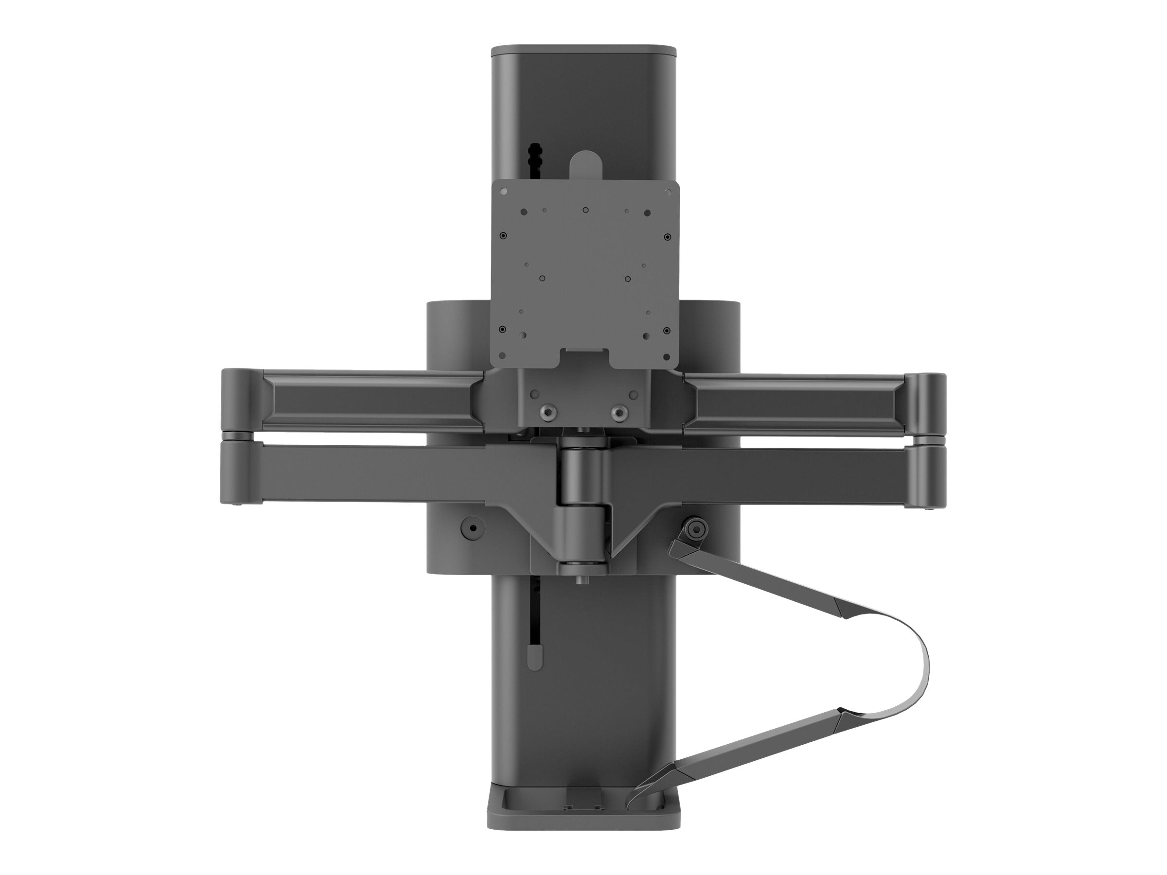 ERGOTRON TRACE Single Monitorhalterung mit patentierter CF-Technologie Matte Black