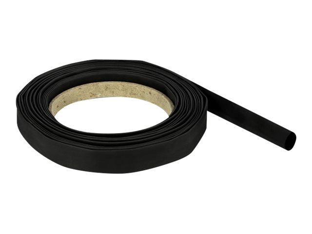 DELOCK Schrumpfschlauch 5 m x 10 mm schwarz - Vorderansicht