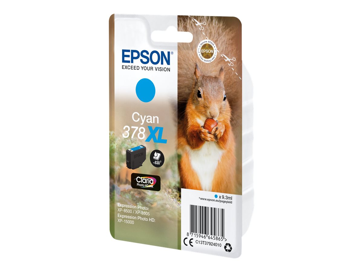 EPSON 1LB Singlepack Cyan 378XL Tintenpatrone Verpackung