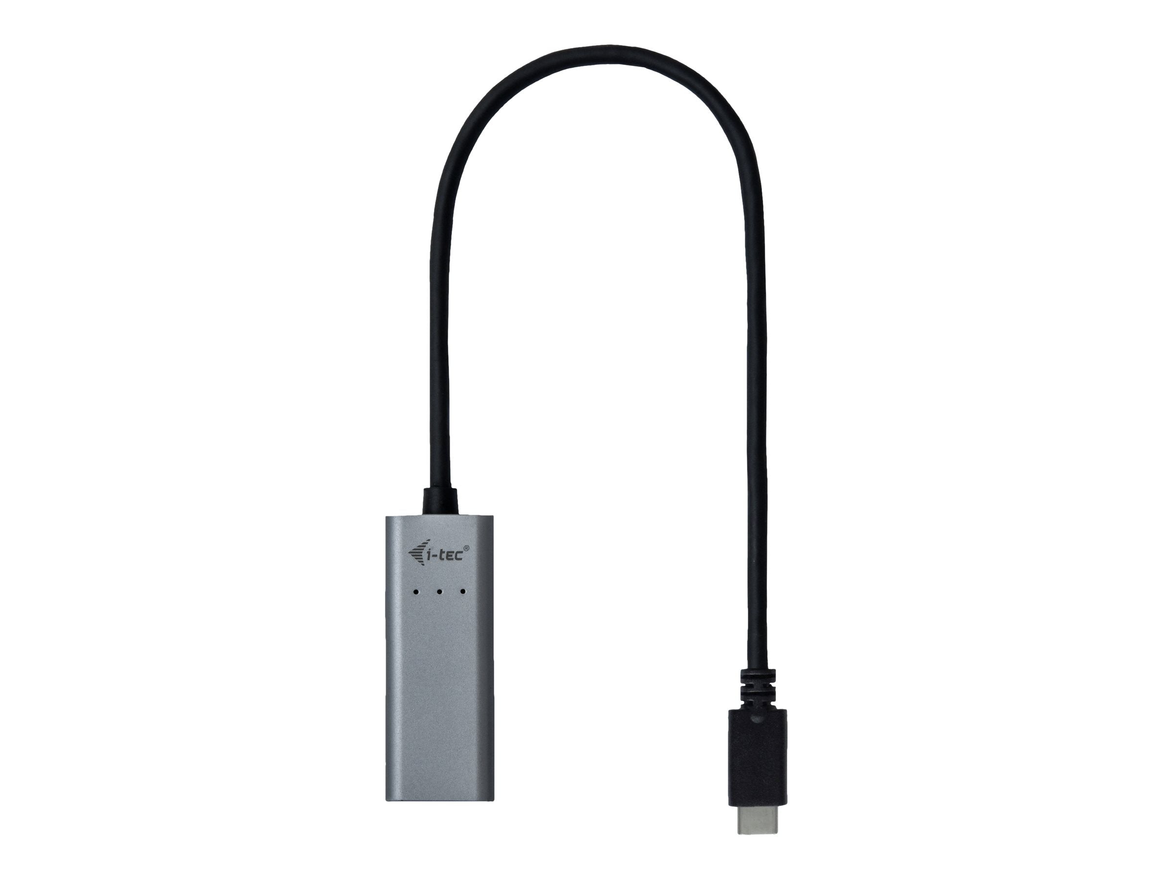 I-TEC USB-C Metal 2.5Gbps Ethernet Adapter Vorderansicht