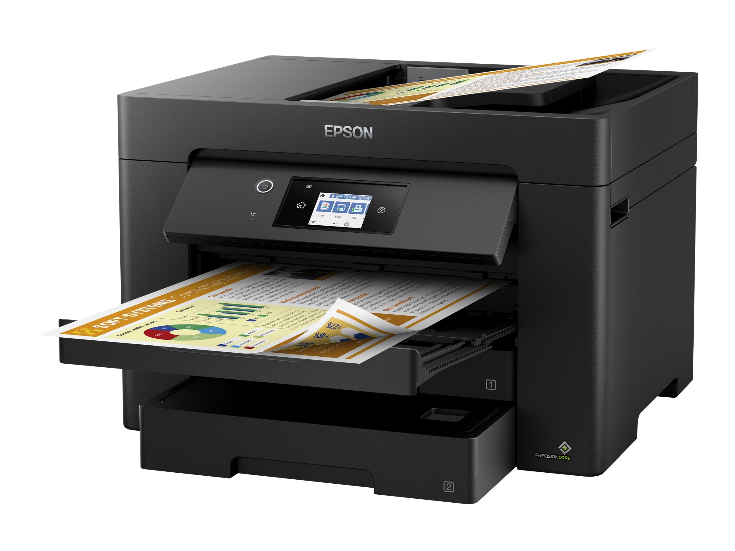 EPSON WorkForce WF-7830DTWF Seitenansicht