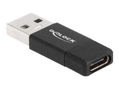 DELOCK USB 3.2 Gen 2 Adapter USB Typ-A Stecker zu USB Type-C Buchse schwarz - Verpackung
