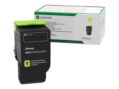LEXMARK 78C20Y0 Rückgabe-Tonerkassette Gelb - Vorderansicht