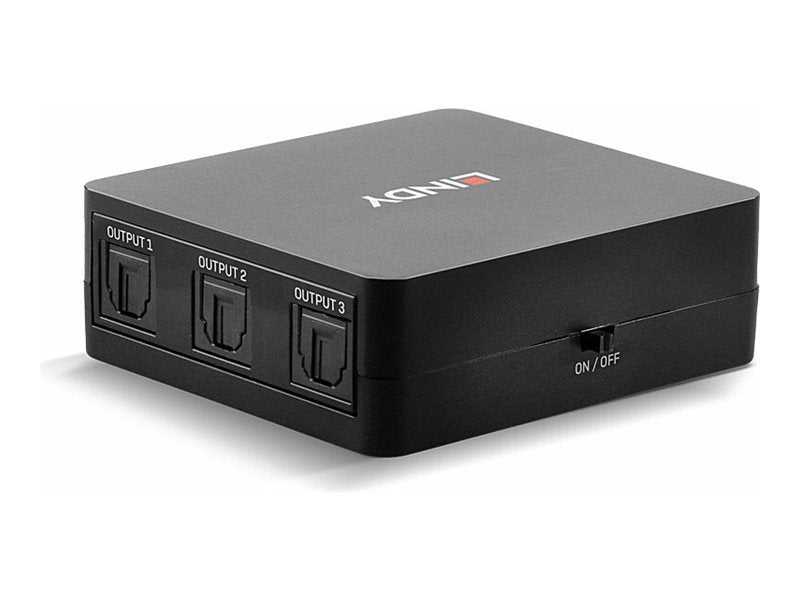 LINDY 3 Port TosLink Optisch Digitaler Audio Splitter - Verpackung