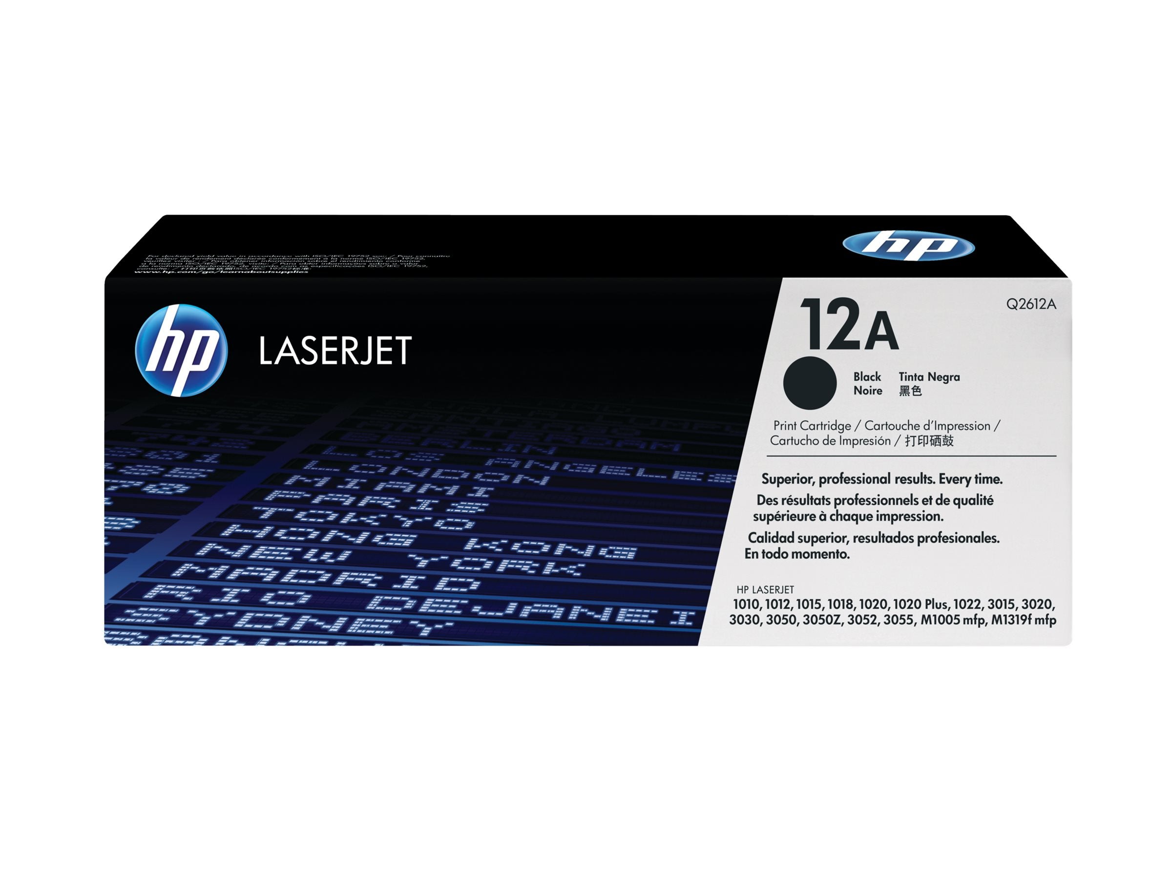 HP 12A Tonerpatrone Q2612A schwarz - Detailansicht