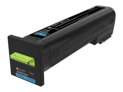 LEXMARK PB Toner cyan 22K CS820 - Vorderansicht