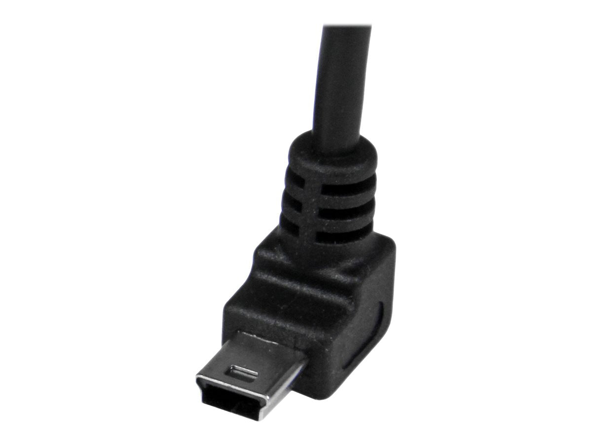 STARTECH.COM 1m Mini USB Kabel A zu aufwärtsgewinkeltem Mini B - Anschlussansicht
