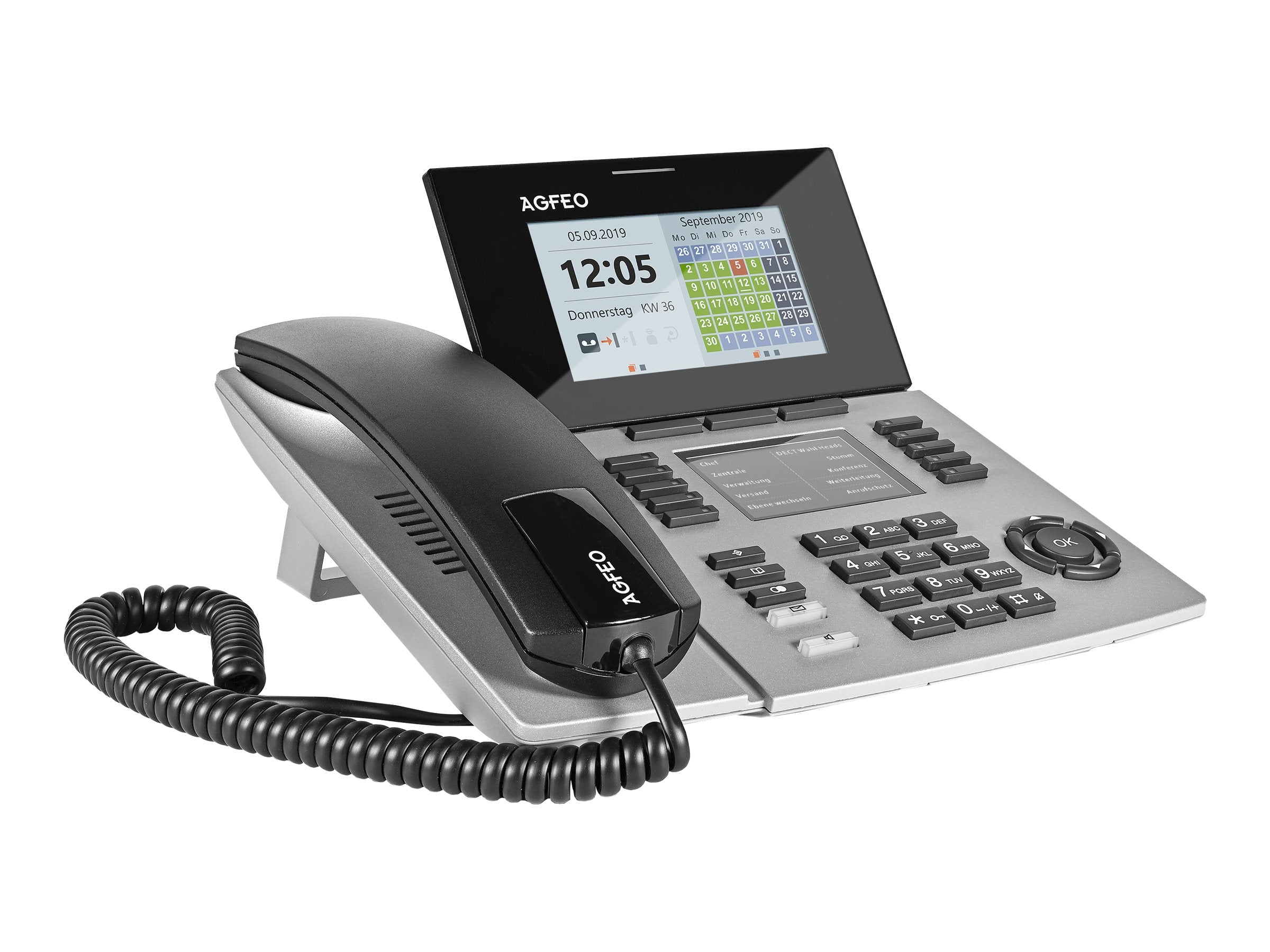 AGFEO ST 56 SENSORfon Digitaltelefon Vorderansicht