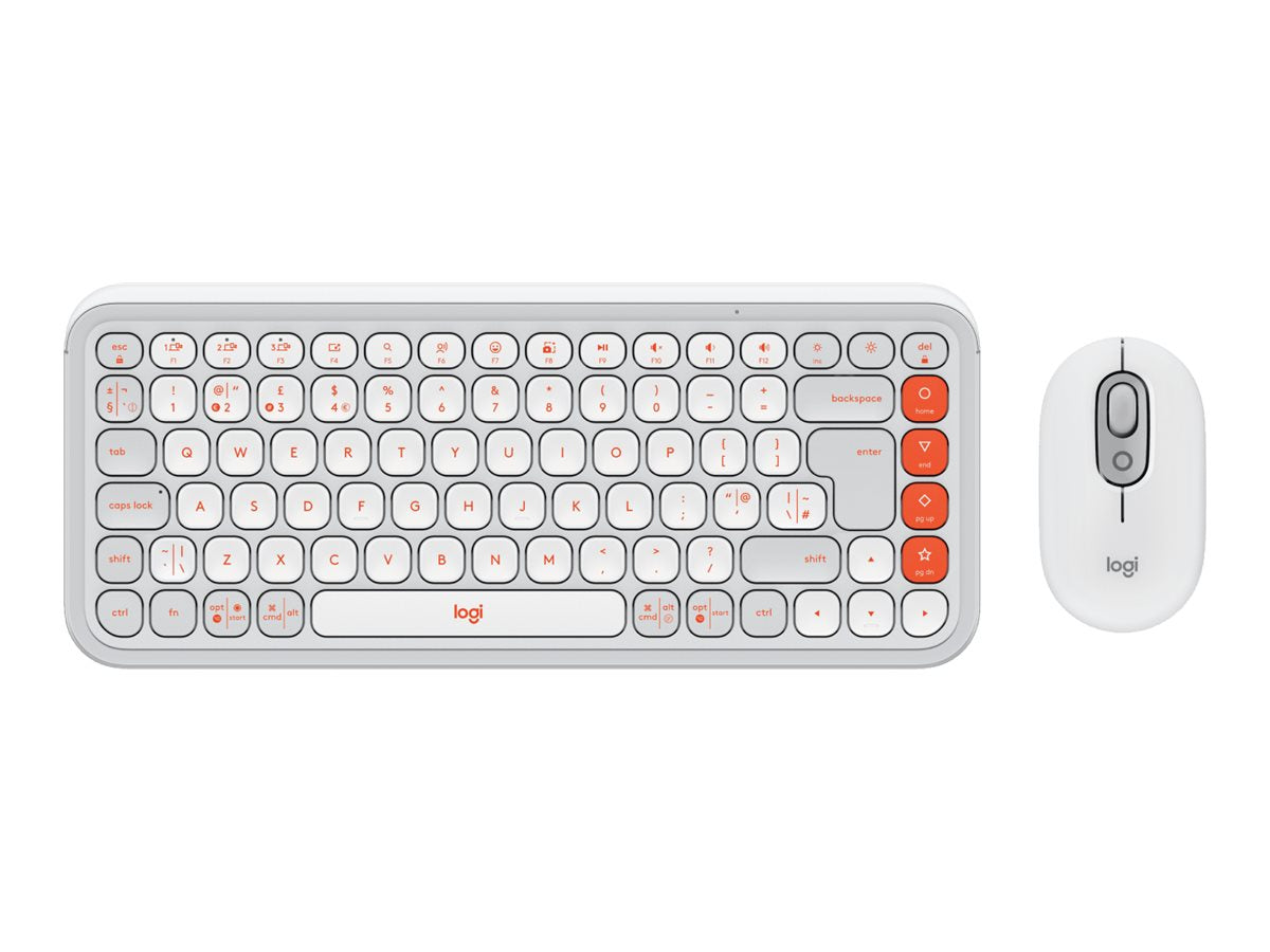 LOGITECH POP ICON COMBO - OFF WHITE (UK)